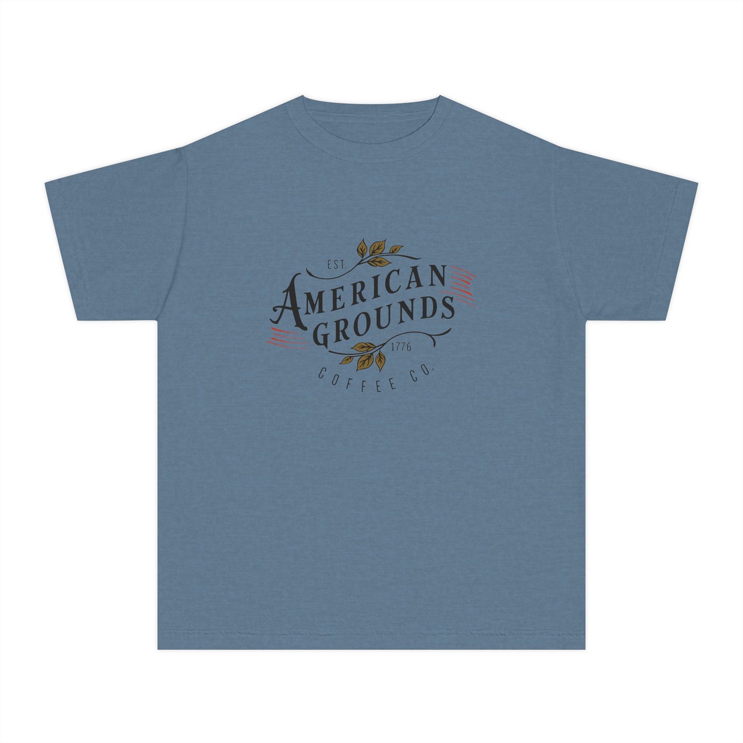 Youth Midweight Tee - American Grounds Heritage Graphic Tee