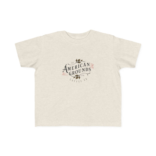 Toddler's American Grounds Tee - Stylish & Comfy Jersey Shirt