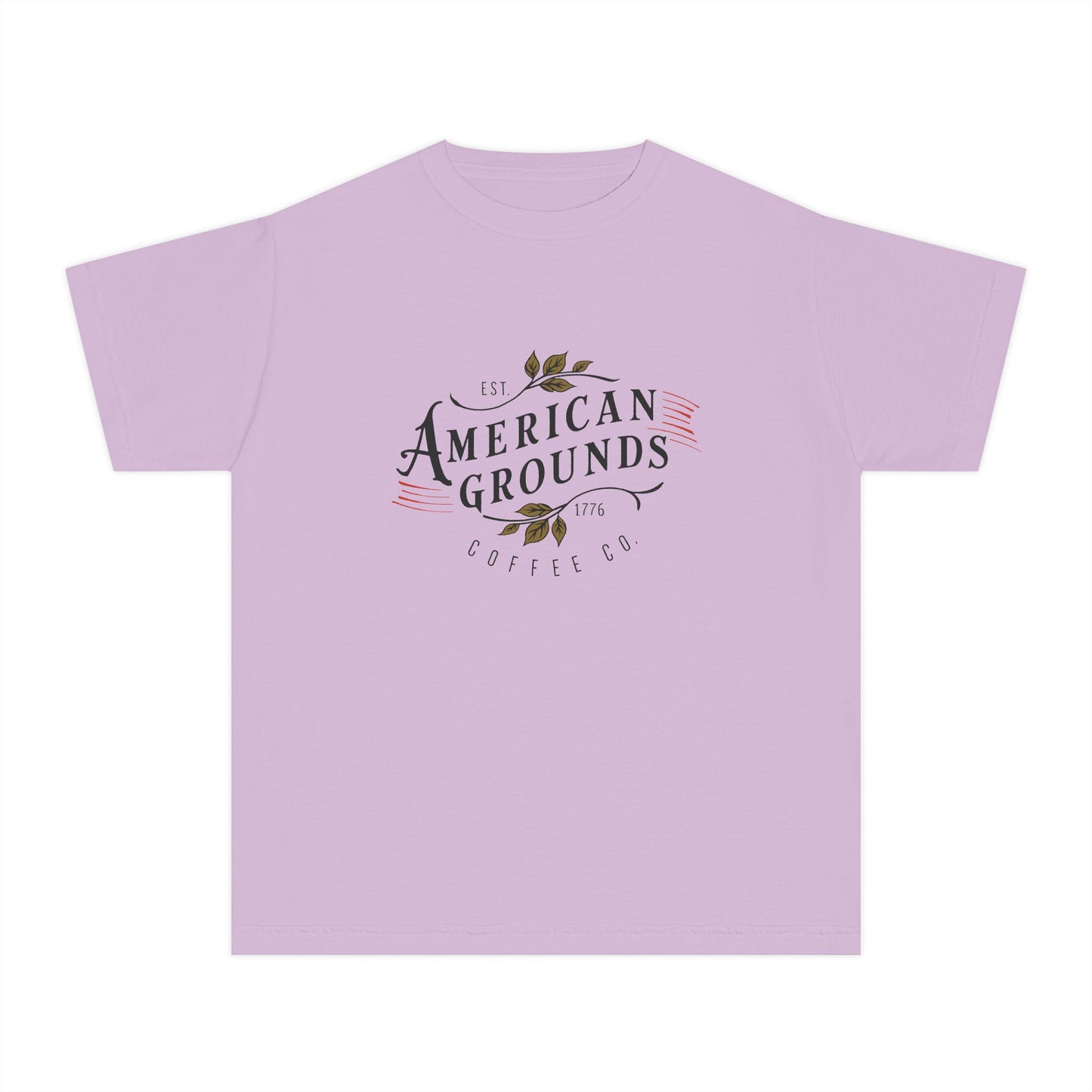 Youth Midweight Tee - American Grounds Heritage Graphic Tee